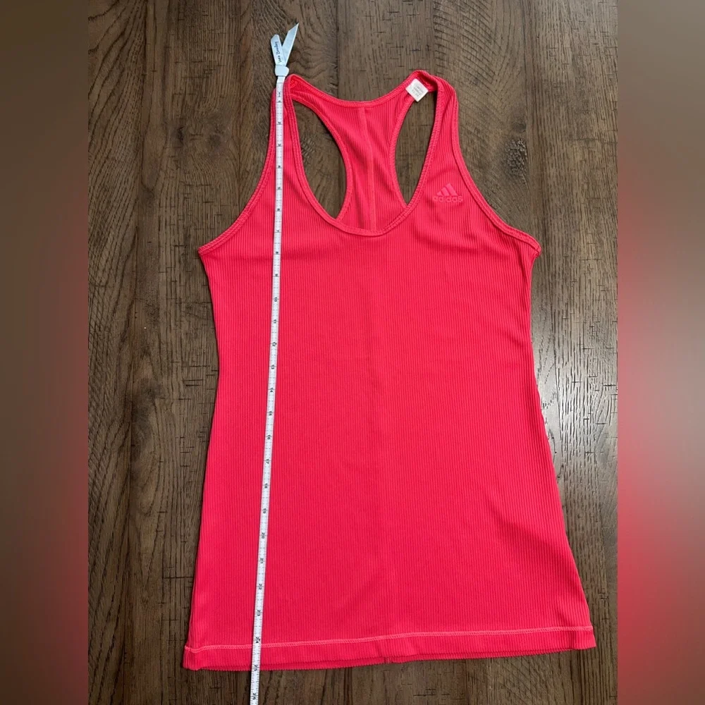 Adidas racerback athletic top shirt m medium pink - Picture 5 of 13